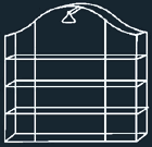 Vetrine di lusso da esposizione Crystal, placcato in argento brillante, 50 x 53 x 12 cm, senza faretti